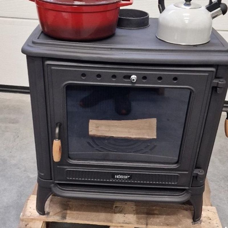 Peisovn Modell 8015CK med koketopp 10,5kW i støpejern