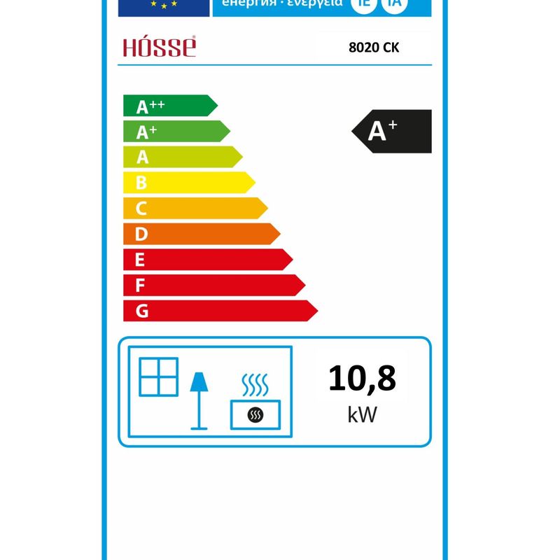 Bakerovn Modell 8020CK koketopp 10,8kW