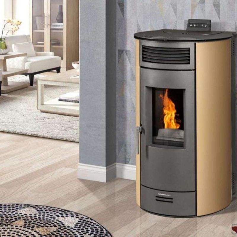 Pelletsovn P13 Air 13 kW Sort