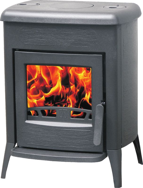 Peisovn Plamen Amity 3 med kokeplata 8kW støpejern
